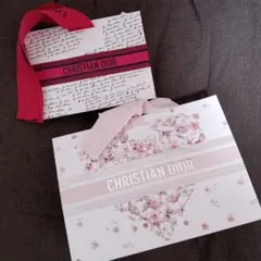 Dior ディオール 2026 限定 桜 ハート ギフト バッグ ボックス 紙袋