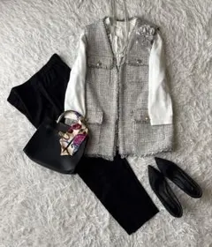 アンタイトル エルフランク ジレ M〜Lセットアップ セレモニー 卒業式 入学式