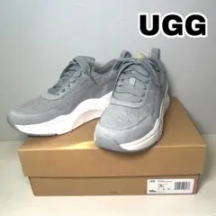 【新品未使用】　UGG アグ　スニーカー　24cm グレー　ステッチ