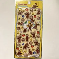 【新品　正規品】おさるのジョージ　プチドロップステッカー　ユニバーサル
