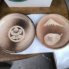 瀬戸の絵皿　吹墨　幕末 瀬戸の絵皿 吹墨 幕末 - メルカリ