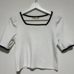 ems. スクエアネック 半袖Tシャツ Fサイズ