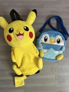 ポケットモンスター 피카츄 ぬいぐるみリュックセット