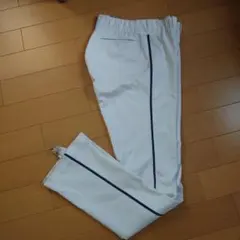 BANDAL サイドラインスリムテーパードパンツ XXL ホワイト×グレー BANDAL サイドラインスリムテーパードパンツ XXL ホワイト×グレー