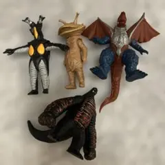 レトロ ヴィンテージ ウルトラマンシリーズ 怪獣フィギュア 3体セット