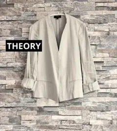美品 Theoryリネン混 CLEAN BLAZER ジャケットサイズ0 春夏秋