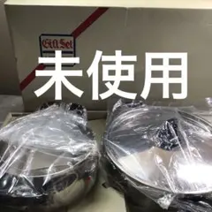 ステンレス鍋セット　島本製作所 未使用長期保管品のサムネイル