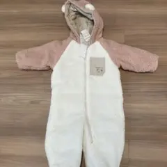 匿名配送くま耳付きロンパース 90cm防寒アウター赤ちゃん
