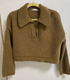 0*5様 MOUSSY　マウジー　スキッパーニット　Vネック