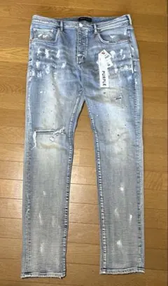 purple brand スキニーデニム白 29サイズ - メルカリ