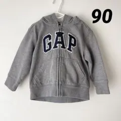 GAP フルジップパーカー 18-24ヶ月 グレー ギャップ パーカー
