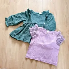 petit main トップス2点セット　サイズ90