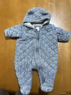 グレー キルティング アウター 0-3ヶ月