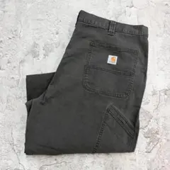 あ*き様 Carhartt　ダックパンツ　ワークパンツ　W42L30　グレー　無