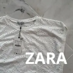 ZARAノースリーブTシャツ