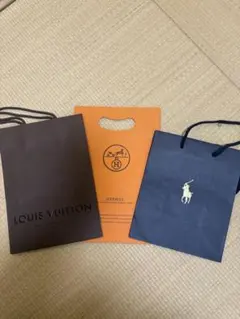 LOUIS VUITTON HERMES POLO 紙袋 3点セット