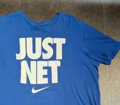 NIKE JUST NET プリント Tシャツ ブルー XL