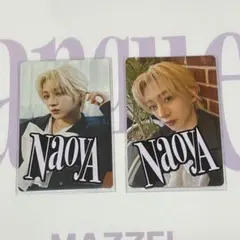 MAZZEL NAOYA フォトカード トレカ ステッカー 2枚セット - メルカリ