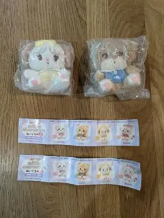 mikko characters2 ぬいぐるみセット　スフレとラテ