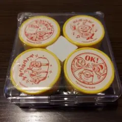 【未使用_開封済】ミニオンスタンプセット 4個入り
