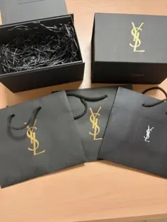 YSL ショップ袋 5枚セット ボックス付き