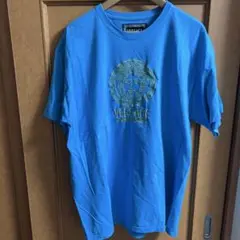 希少 90s 刺繍VERSACE ブルーTシャツ メンズXLサイズのサムネイル