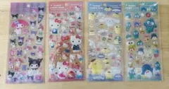 【国内正規品】サンリオ　クリアキャンディシール　4枚セット