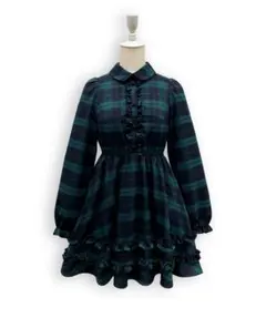 【Honey Cinnamon】ワンピース/ダークグリーン