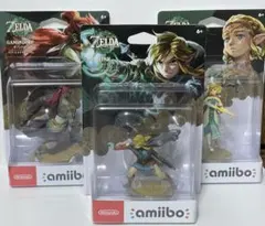 ゼルダの伝説 ティアーズ オブ ザ キングダム amiibo 3体セット