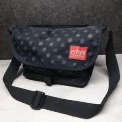 美品 マンハッタンポーテージ メッセンジャーバッグ ドットプリント