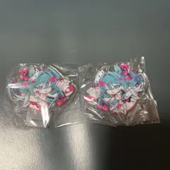 RACING MIKU 初音ミク アクリルキーチェーン2025ver.2個セット