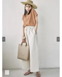 GRL フレンチスリーブTシャツ[ze588] オレンジ