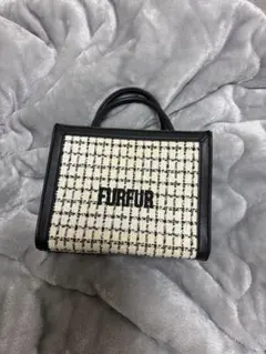 FURFUR ツイードロゴトートバッグ MIX ZOZOTOWN限定カラー
