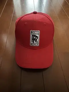 Rolls Royce ロールスロイス RRロゴ ワッペン キャップ 赤