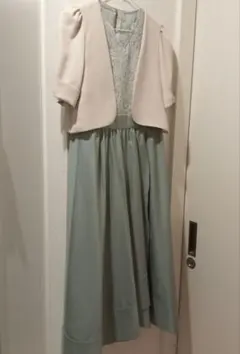 値下げ！【美品】AIMER エメパーティドレス ボレロ付き