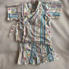 じんべい　和柄　甚平 95cm 女の子男の子　ベビー