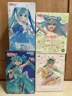 初音ミク・桜ミク】フィギュア4点セット - メルカリ