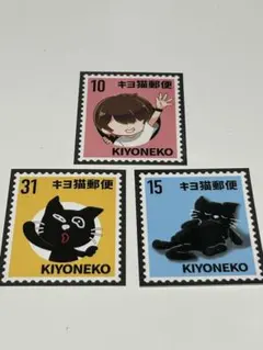 キヨ15周年くじ/H賞/キヨ猫ステッカー3枚セット