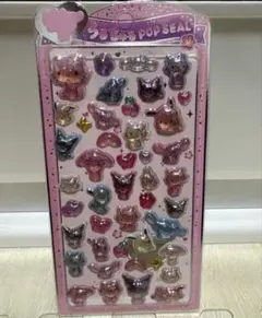 新品未使用　うるちゅるポップシール　日焼けキティ　ボンボンドロップシール
