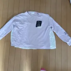 薄いピンク 長袖 Tシャツ・カットソー