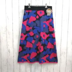 未使用 ジュンコシマダ PART 2 ニットスカート Mサイズ 青