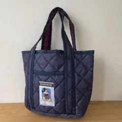 【美品】⭐︎非売品 ディズニー ミッキーマウス キルティング ミニ トートバッグ