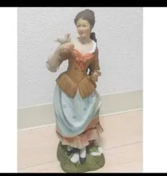 ●レトロ ビンテージ 西洋陶器 置物 末迄