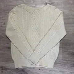 ❣️anysis★バスケット編み★美人ニット　アイボリー　美品　サイズ2