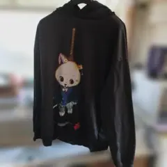 ankoROCK 黒猫パーカー - メルカリ
