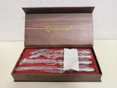【未使用】ダマスカス鋼 ステーキナイフ 桐箱入り 未使用】ダマスカス鋼 ステーキナイフ 桐箱入り - メルカリ