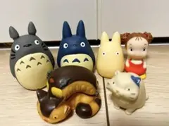 スタジオジブリ　ソフビ　指人形　トトロ　ムタ　耳をすませば　猫の恩返し　廃盤のサムネイル