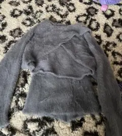 ワンホン長袖ニット　ファー素材♡