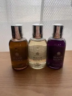 モルトンブラウン バス&シャワージェル、100ml×3本セット