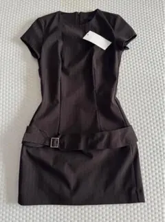 ZARA ベルト付　ショートワンピース　ミニドレス